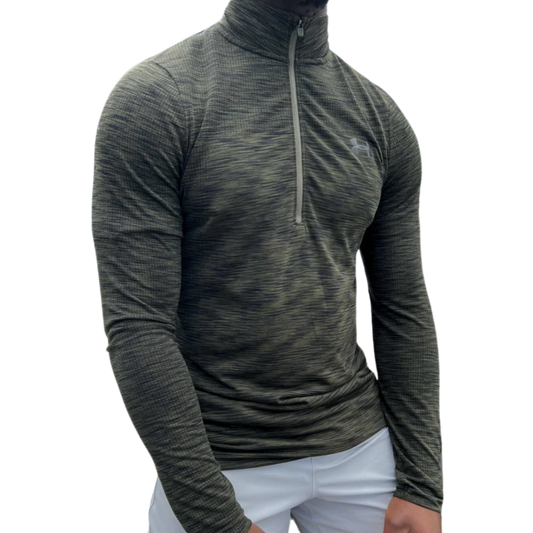 Under armour seamless 1/4 zip 'khaki'