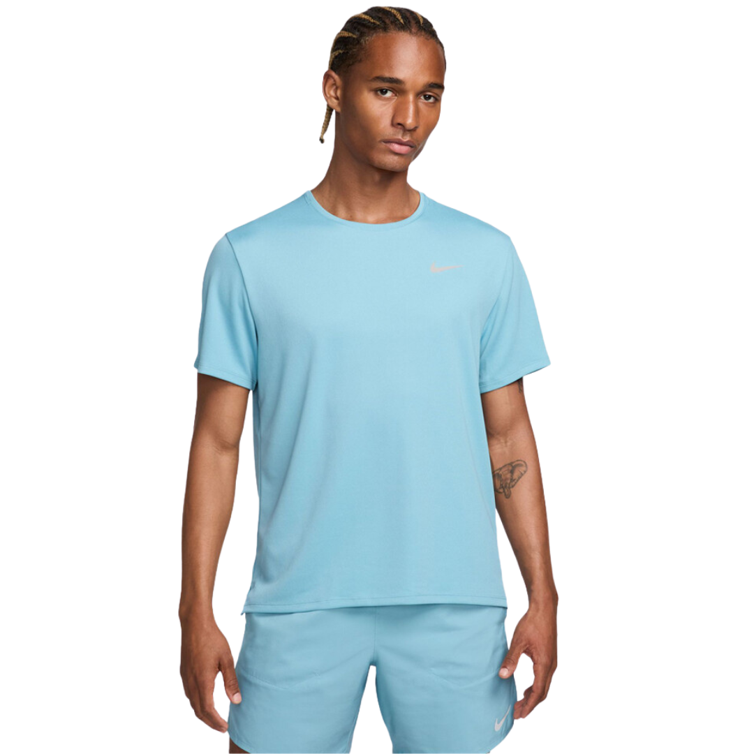 Nike uv miler t-shirt 'denim turquoise'