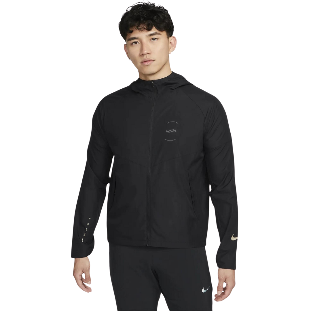 Nike repel miler spiral jacket 'black'