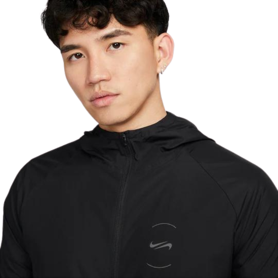 Nike repel miler spiral jacket 'black'