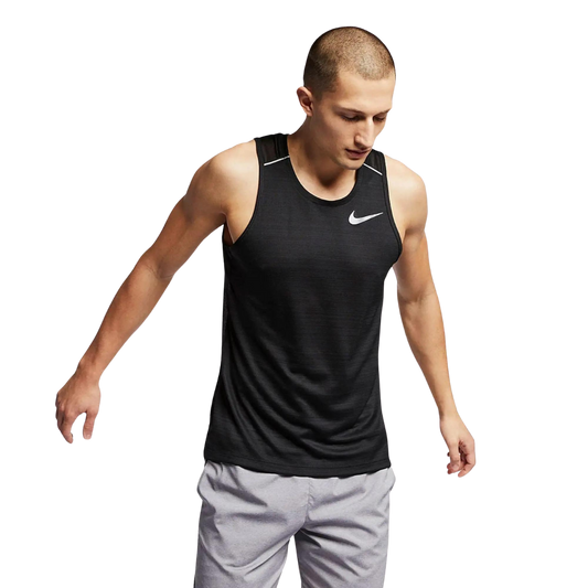 Nike dri-fit miler tank t-shirt 'black'