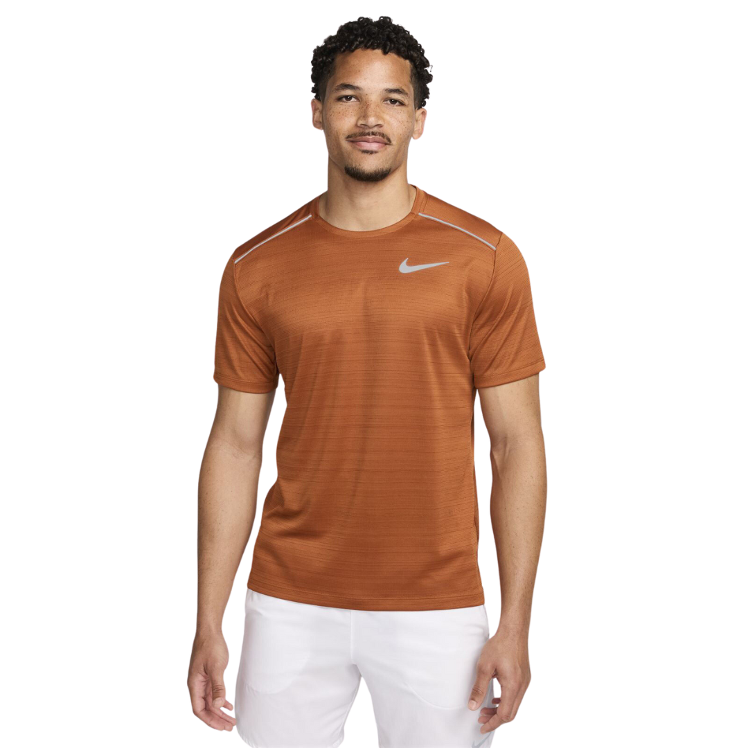 Nike miler 1.0 T-shirt 'dark russet'