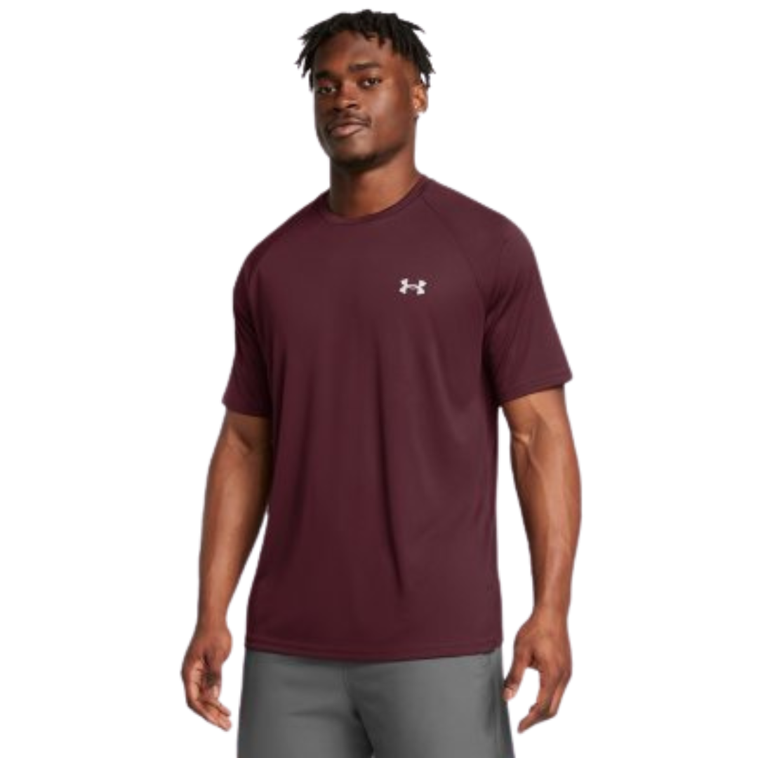 Under armour velocity t-shirt 'burgundy'