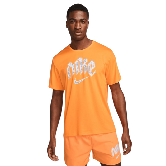 Nike running division t-shirt 'vivid orange'