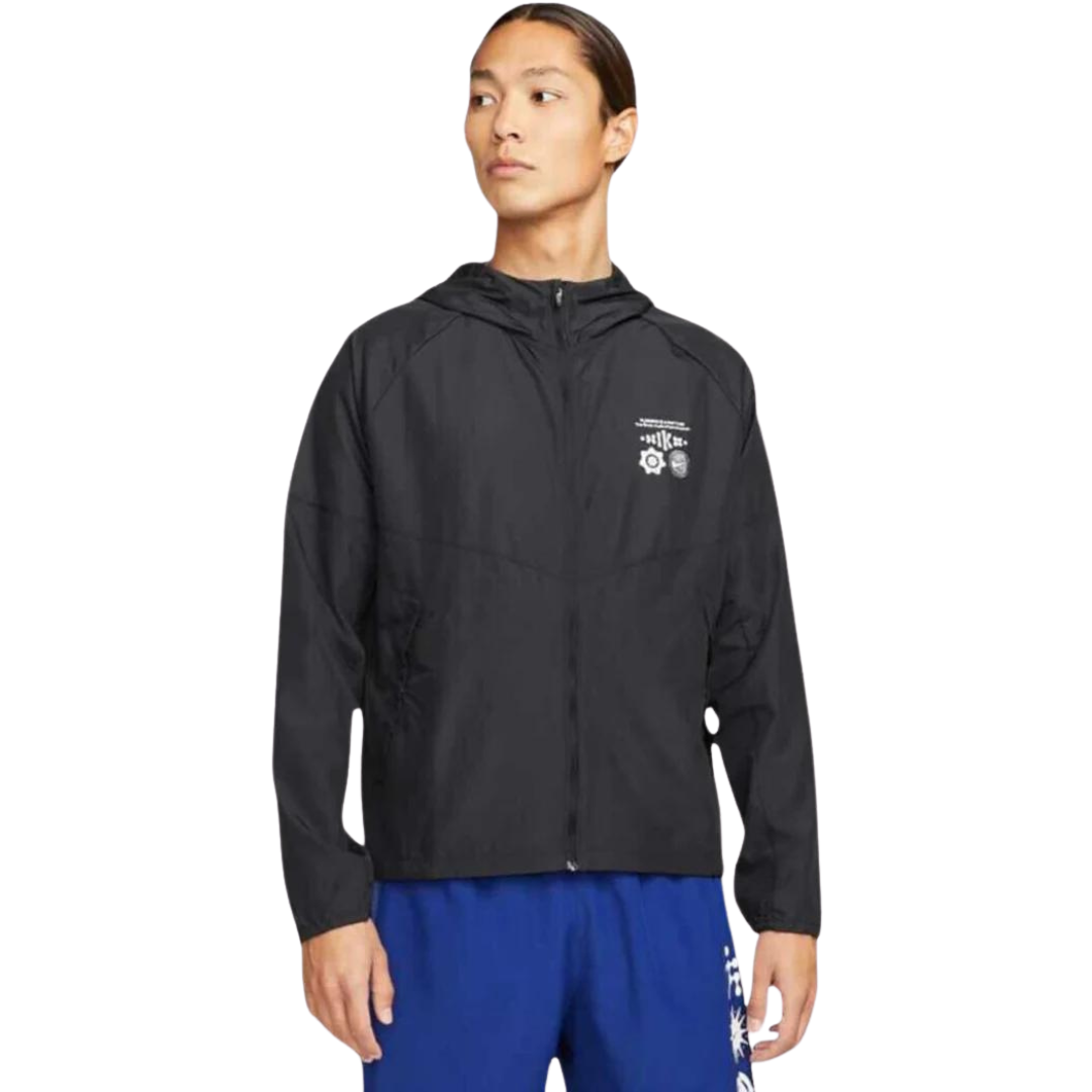 Nike repel wildrun windrunner jacket 'black'